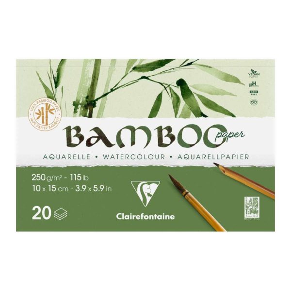 Bamboo bloc coll&eacute; 2 c&ocirc;t&eacute;s 20F 15x10cm 250g