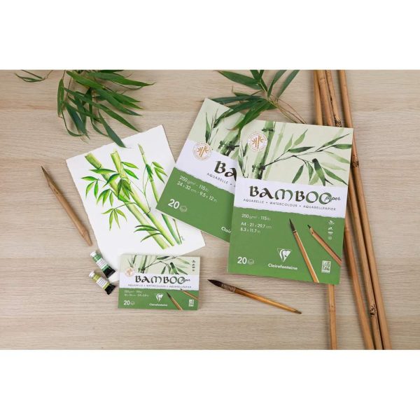 Bamboo bloc coll&eacute; 2 c&ocirc;t&eacute;s 20F 15x10cm 250g