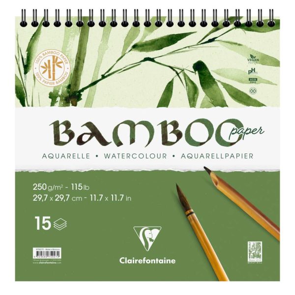 Bamboo bloc spiral&eacute; 15F 29,7&times;29,7cm 250g