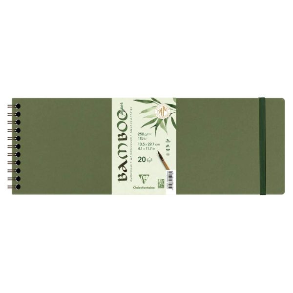 Bamboo album spiral&eacute; 20F 29,7&times;10,5cm 250g