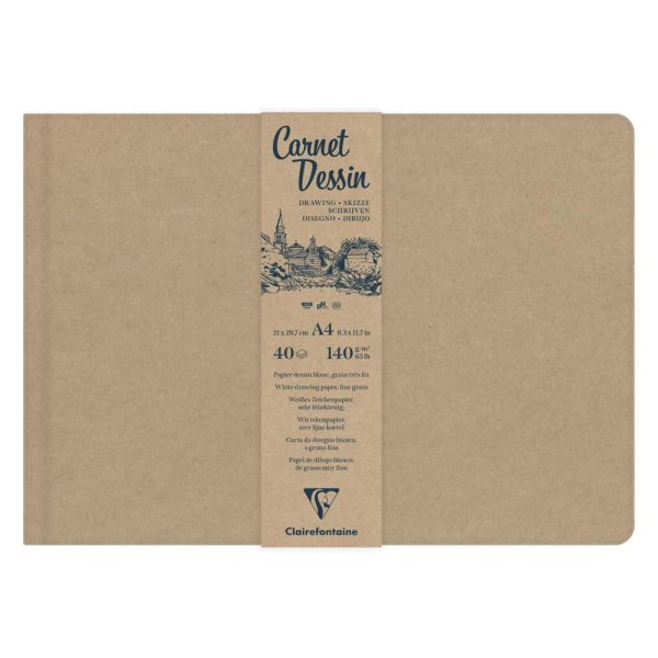 Carnet Dessin carnet cousu 40F A4 140g