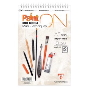 PaintON bloc spiral&eacute; 20F A5+ 250g