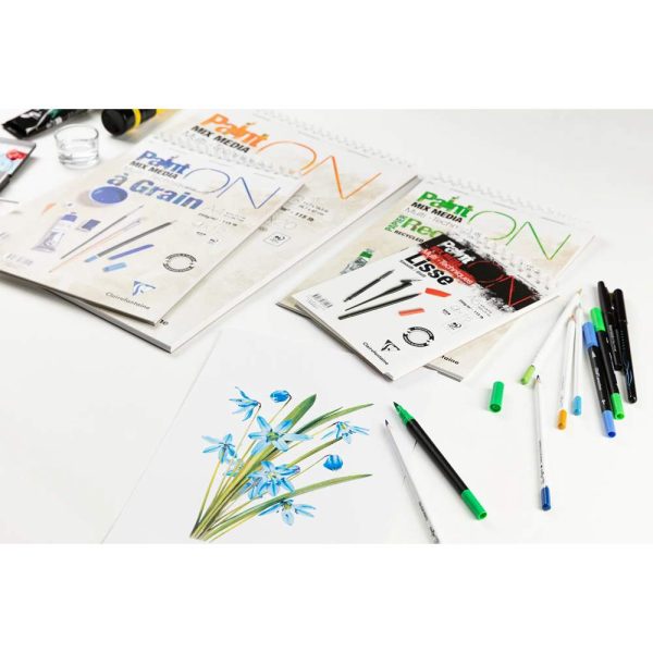 PaintON Recycl&eacute; bloc spiral&eacute; 12F A5+ 250g