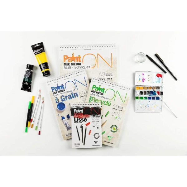 PaintON Lisse bloc spiral&eacute; 15F A5+ 250g