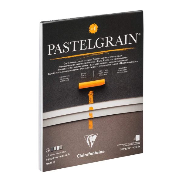 PastelGrain bloc coll&eacute; n&deg;1 12F 24x30cm 360g