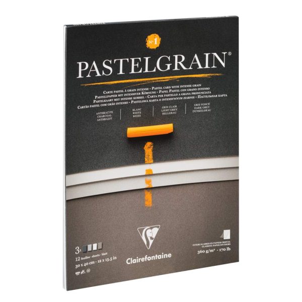 PastelGrain bloc coll&eacute; n&deg;1 12F 30x40cm 360g