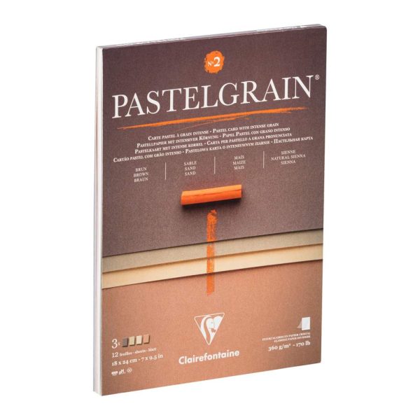 PastelGrain bloc coll&eacute; n&deg;2 12F 18x24cm 360g