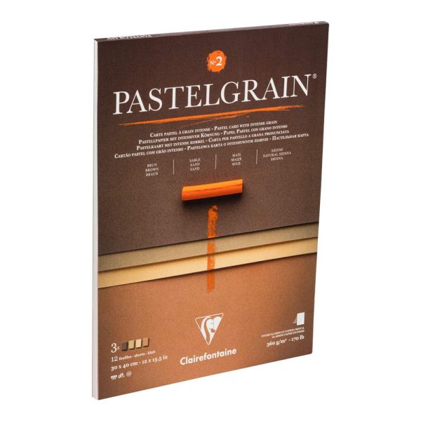 PastelGrain bloc coll&eacute; n&deg;2 12F 30x40cm 360g