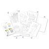 Bloc coll&eacute; Aquarelle Pr&eacute;dessin&eacute; Gourmandises A5 15F 300g