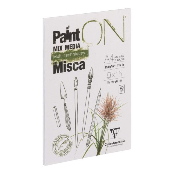 PaintON Misca bloc coll&eacute; 15F A4 250g