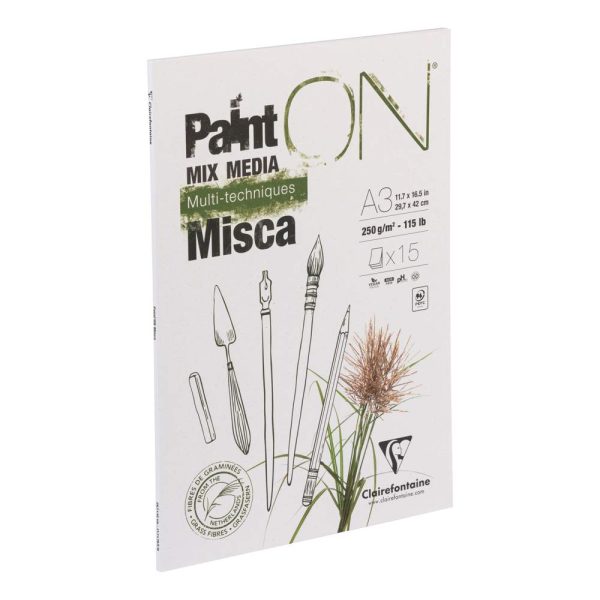 PaintON Misca bloc coll&eacute; 15F A3 250g