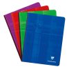 Cahier brochure dos toil&eacute; 17x22 cm 288 pages grands carreaux
