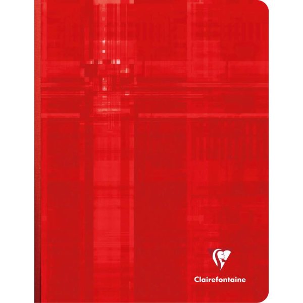 Cahier brochure dos toil&eacute; 17&times;22 cm 288 pages grands carreaux