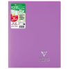 Cahier piqu&eacute; Koverbook 24x32 cm 96 pages grands carreaux couverture polypropyl&egrave;ne opaque 100% recycl&eacute;