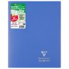 Cahier piqu&eacute; Koverbook 24x32 cm 96 pages grands carreaux couverture polypropyl&egrave;ne opaque 100% recycl&eacute;