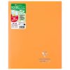 Cahier piqu&eacute; Koverbook 24x32 cm 96 pages grands carreaux couverture polypropyl&egrave;ne opaque 100% recycl&eacute;