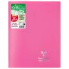 Cahier piqu&eacute; Koverbook 24x32 cm 96 pages grands carreaux couverture polypropyl&egrave;ne opaque 100% recycl&eacute;