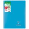 Cahier piqu&eacute; Koverbook 24x32 cm 96 pages grands carreaux couverture polypropyl&egrave;ne opaque 100% recycl&eacute;