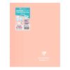 Cahier piqu&eacute; Koverbook Blush 24x32cm 96 pages grands carreaux couverture polypropyl&egrave;ne opaque bicolore Couleur al&eacute;atoire.
