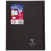 Cahier piqu&eacute; Koverbook 24x32cm 96 pages petits carreaux + marge couverture polypropyl&egrave;ne transparent