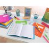Cahier piqu&eacute; Koverbook 24x32cm 48 pages petits carreaux + marge couverture polypropyl&egrave;ne transparent