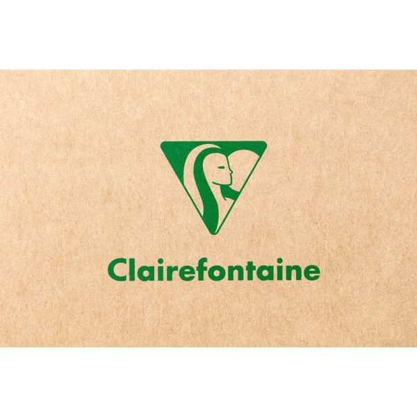 Cahier recycl&eacute; reliure int&eacute;grale Uninotes A4+ 160 pages d&eacute;tachables perfor&eacute; 4 trous lign&eacute; couverture kraft