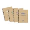 Project book Uninotes carnet recycl&eacute; reliure int&eacute;grale A5+ 160 pages d&eacute;tachables petits carreaux + 3 intercalaires