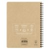 Project book Uninotes carnet recycl&eacute; reliure int&eacute;grale A5+ 160 pages d&eacute;tachables petits carreaux + 3 intercalaires