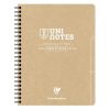 Project book Uninotes carnet recycl&eacute; reliure int&eacute;grale A5+ 160 pages d&eacute;tachables lign&eacute; + 3 intercalaires