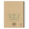 Project book Uninotes carnet recycl&eacute; reliure int&eacute;grale A5+ 160 pages d&eacute;tachables lign&eacute; + 3 intercalaires