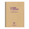 Project book Uninotes carnet recycl&eacute; reliure int&eacute;grale A4+ 160 pages d&eacute;tachables perfor&eacute; 4 trous lign&eacute; + 3 intercalaires