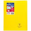 Cahier piqu&eacute; Koverbook 24x32cm 140 pages grands carreaux couverture polypropyl&egrave;ne transparent