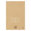 Bloc r&eacute;cycl&eacute; agraf&eacute; en-t&ecirc;te Uninotes A4+ 140 pages d&eacute;tachables perfor&eacute; 4 trous petits carreaux