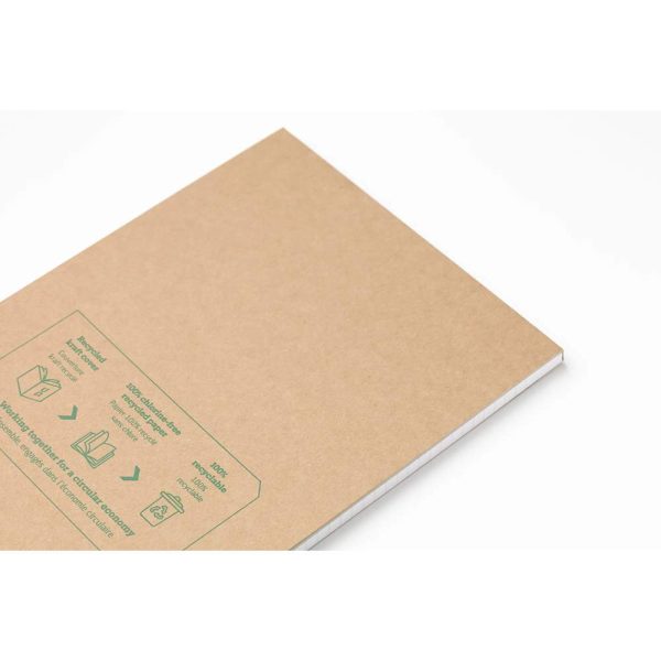 Bloc r&eacute;cycl&eacute; agraf&eacute; en-t&ecirc;te Uninotes A4+ 140 pages d&eacute;tachables perfor&eacute; 4 trous lign&eacute; + marge