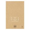 Bloc r&eacute;cycl&eacute; agraf&eacute; en-t&ecirc;te Uninotes A4+ 140 pages d&eacute;tachables perfor&eacute; 4 trous lign&eacute; + marge