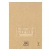 Bloc de cours recycl&eacute; encoll&eacute; grand c&ocirc;t&eacute; Uninotes A4 200 pages d&eacute;tachables perfor&eacute; 4 trous petits carreaux