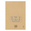 Bloc de cours recycl&eacute; encoll&eacute; grand c&ocirc;t&eacute; Uninotes A4 200 pages d&eacute;tachables perfor&eacute; 4 trous petits carreaux