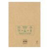 Bloc de cours recycl&eacute; encoll&eacute; grand c&ocirc;t&eacute; Uninotes A4 200 pages d&eacute;tachables perfor&eacute; 4 trous petits carreaux