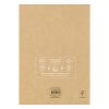 Bloc de cours recycl&eacute; encoll&eacute; grand c&ocirc;t&eacute; Uninotes A4 200 pages d&eacute;tachables perfor&eacute; 4 trous lign&eacute; + marge