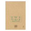 Bloc de cours recycl&eacute; encoll&eacute; grand c&ocirc;t&eacute; Uninotes A4 200 pages d&eacute;tachables perfor&eacute; 4 trous lign&eacute; + marge