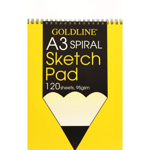 Goldline Sketch bloc spiral&eacute; 120F A3 95g